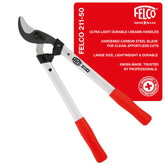 FELCO F211-50 front view showing full lopper and handles for comfortable trimming