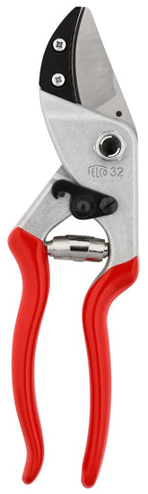 FELCO F32 front view showing overall shape and ergonomic benefit