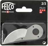 FELCO replacement blade front view showing correct fit and reliable cutting