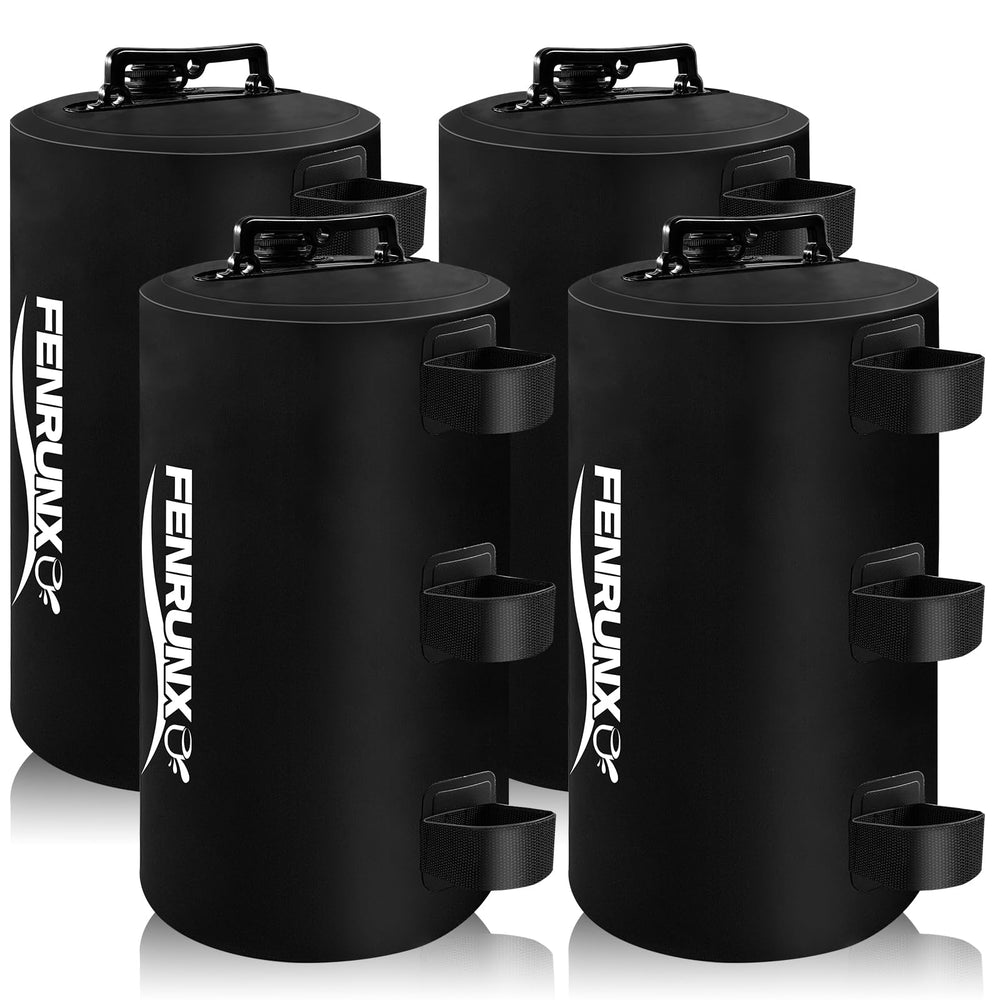 FENRUNXU front packaging showing four canopy water weights for easy transport