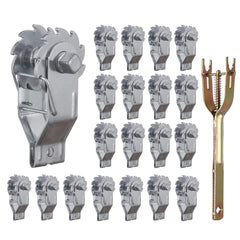 FENSMILE front view of 20PCS ratchet strainers set, shows complete kit benefit