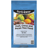 ferti-lome front packaging 20 lb bag showing brand and tree food benefits