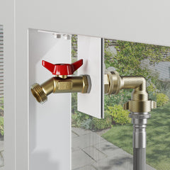 FETUSI front view of assembled spigot kit showing compact setup and easy access