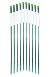 FiberMarker front view showing 20 dark green poles and reflective bands for clear guidance