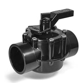 FibroPool front view of 2 in Posi-Close valve showing compact design and reliable control