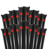 Filpowis front view of 10-pack 8ft water bags showing full set benefit