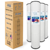 FILTPOOL FP-33145 front packaging showing four replacement cartridges for clear identification and easy installation