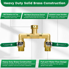 FINEST+ valve open with high flow to illustrate full-flow large ball valve for stronger water pressure