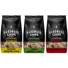 Fire & Flavor front packaging showing apple hickory cherry variety and benefits
