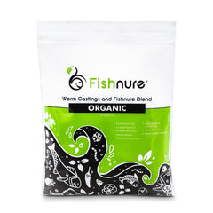 Fishnure front packaging 8 lb bag showing brand and product benefit