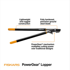 Fiskars close-up of precision-ground blades highlighting clean-cut benefit