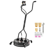 FIXFANS front view of 20-inch surface cleaner showing wide cleaning path and durability