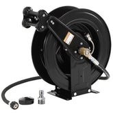 FIXFANS front view of reel showing compact profile and space-saving benefit