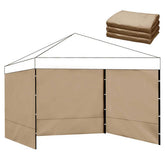 FLAGLY front panel on 10x10 canopy showing clean coverage and privacy