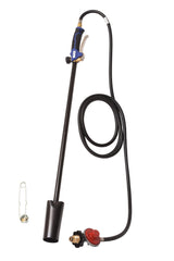 Flame King ergonomic handle and control levers providing comfort and precise control