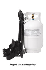 Flame King padded shoulder strap detail for comfortable load distribution