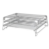 FlameDuty front view of 3-tier jerky rack showing full expansion and extra space