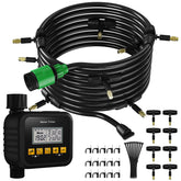 Flapiki timer and nozzles front view showing easy setup benefit