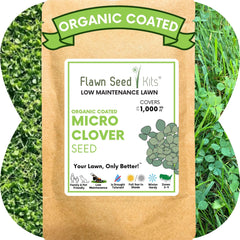 Flawn Seed Kits front packaging showcasing product and coverage benefits