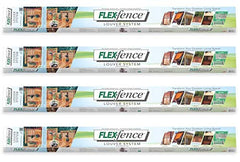Flex-Fence panel edge profile demonstrating snap-fit connector strength