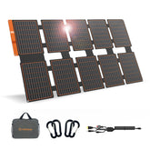 FlexSolar folded in carry bag showing compact portability and easy transport