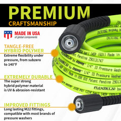 Flexzilla close-up of hose body highlighting flexible hybrid polymer benefits