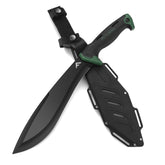 FLISSA VALK front view showing full bolo blade and overall design benefit durability