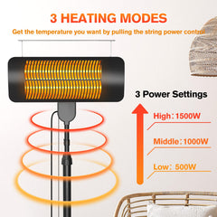 FLOWBREEZE remote control view for easy temperature adjustments