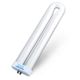 Flowtron replacement bulbs front view showing twin-pack and labels for quick purchase benefit