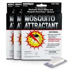 Flowtron cartridge front packaging showing three-pack and compatibility benefit
