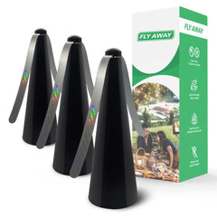 Fly Away front view on table showing compact pest-free dining benefit