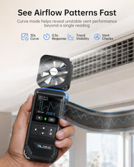 FNIRSI FAM-02 rotor close-up with 8-blade design for faster accurate sensing