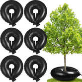 Foaincore front view of six black watering rings showing durable pack benefit
