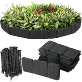 Focefec front view showing full 30-piece edging set and benefits