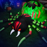 FOCIE spider front view showing full 8FT height and spooky presence