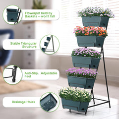 Fogein on a balcony filled with herbs demonstrating space-saving growing benefit