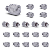 Fogland front view of 20-pack nozzles showing complete set and benefit: reliable spares