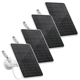 fohoa front view of 5W solar panel showing compact frame and brand benefits
