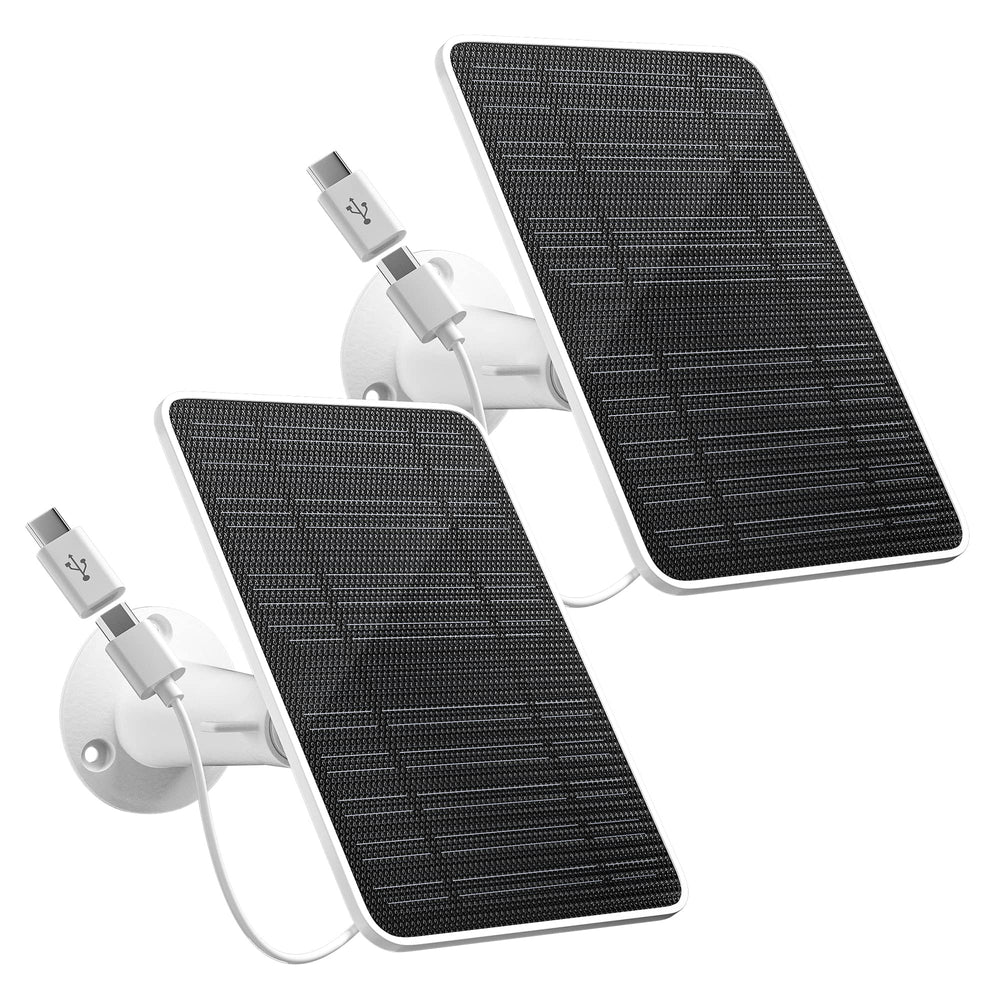 fohoa solar panel front view showing panel face and frame for reliable charging