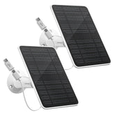 fohoa solar panel front view showing panel face and frame for reliable charging