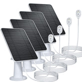 fohoa solar panel front view showing slim profile and durable frame, reliable outdoor power