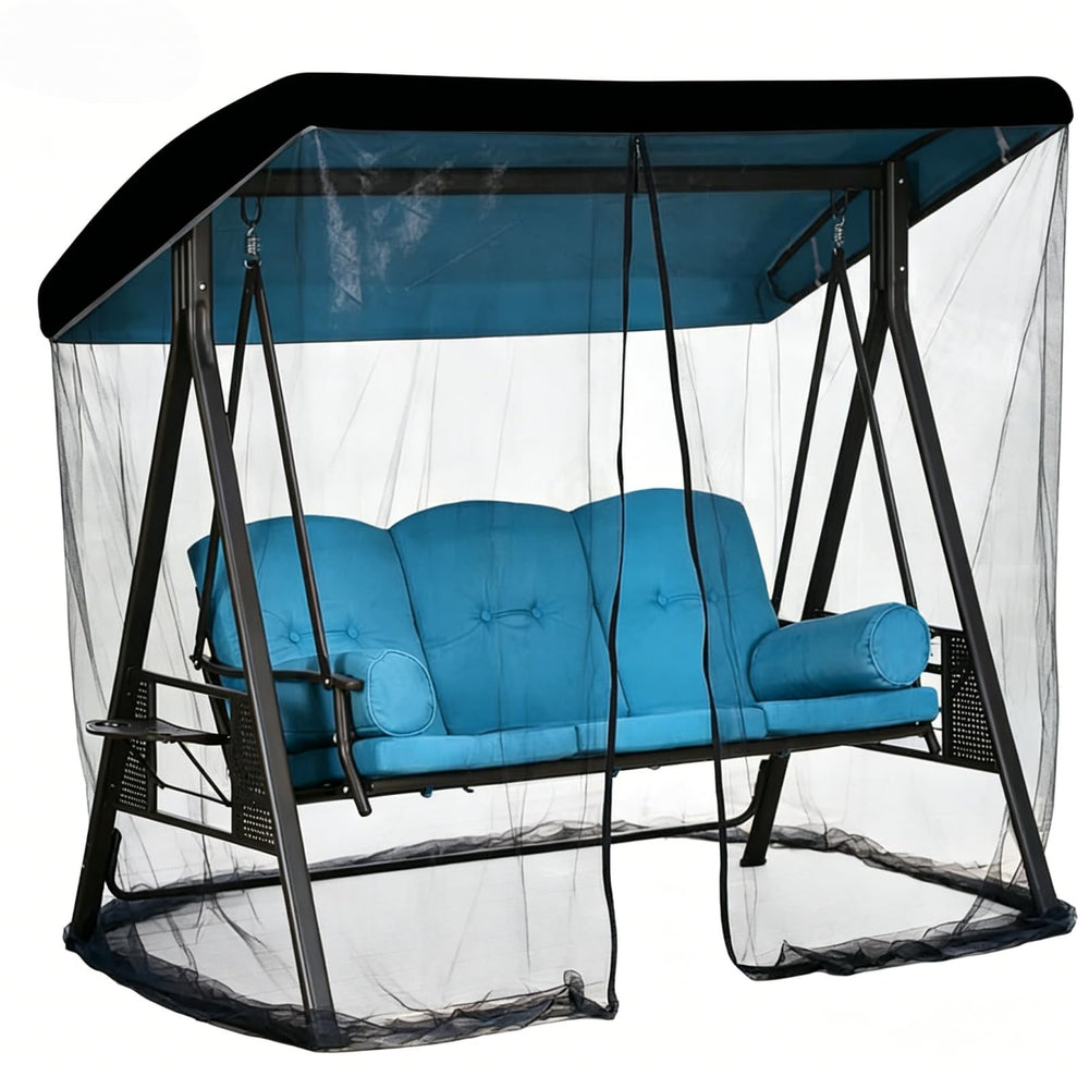 FomiGuatren front view of full swing net showing complete insect protection benefit