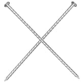 FOMMEN front packaging of 40 galvanized 10-inch stakes showing quantity and finish benefit