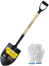 FORCOLID front view of full shovel showing sturdy blade and D-handle for reliable digging
