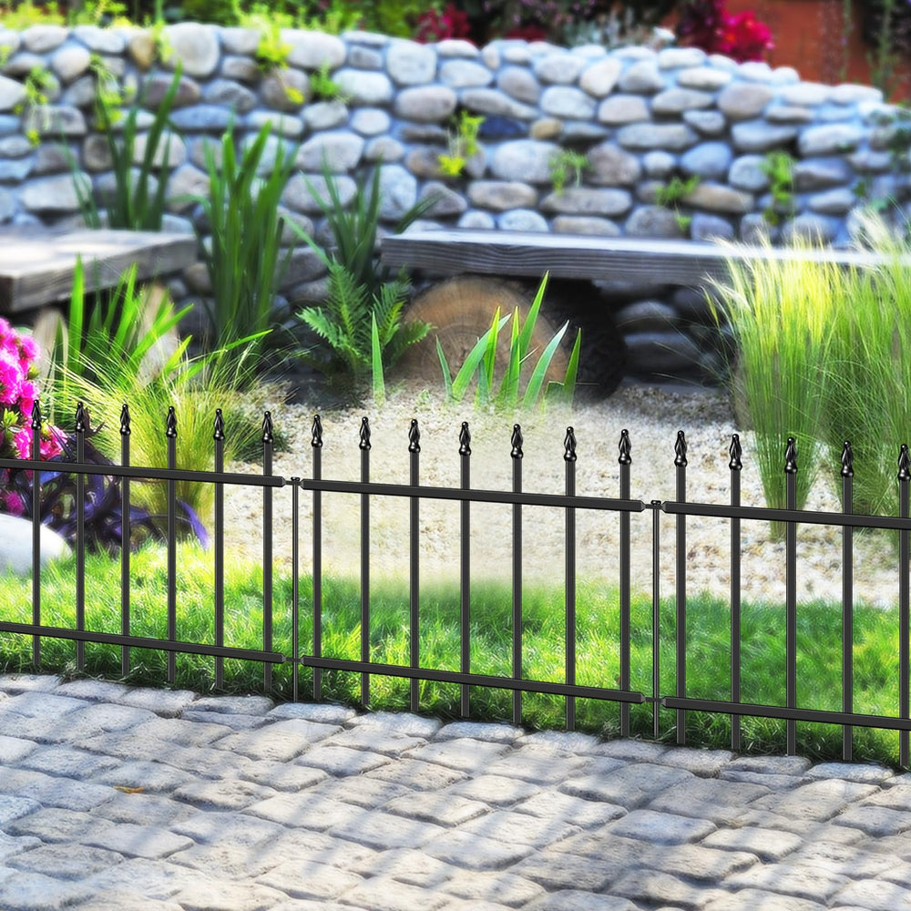 FOREHOGAR front view of full fence bundle showing clean decorative benefit