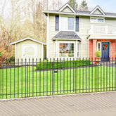 FOREHOGAR front view of gate and panels showing neat boundary and curb appeal