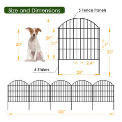 FOREHOGAR installed fence surrounding flower bed offering plant protection