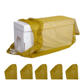 FOREST BEEKEEPING SUPPLY front view of five mesh transport bags showing size and packaging benefit