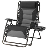 Foristrail front view of oversized chair showing roomy seat and comfort