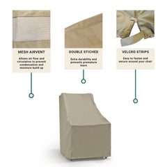 Formosa Covers fabric close-up showing 300x300 denier texture and durability